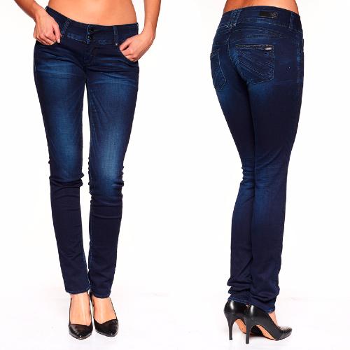 Pantalon Femme Slim Le Temps Des Cerises - Taille 25, Couleur Orange, Coton, Occasion Très Bon état (TBE)