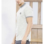 Polo Freeman T Porter homme Ridley Sand gris chiné