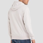 Sweat capuche Replay Jeans gris blanc