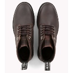 Chaussures Boots en cuir marron Tommy Hilfiger homme