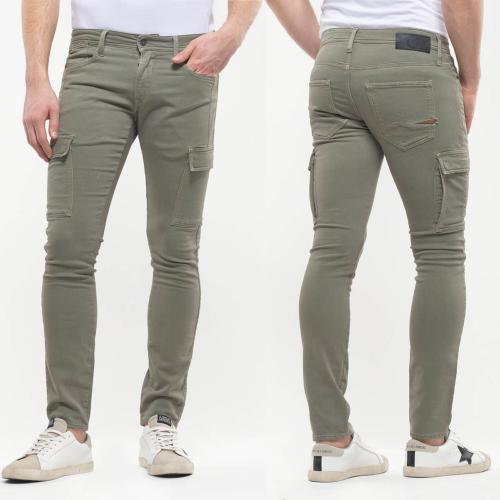 Le Temps des Cerises Pantalon Army Jogg Slim Andrew Gris Japan RAGS