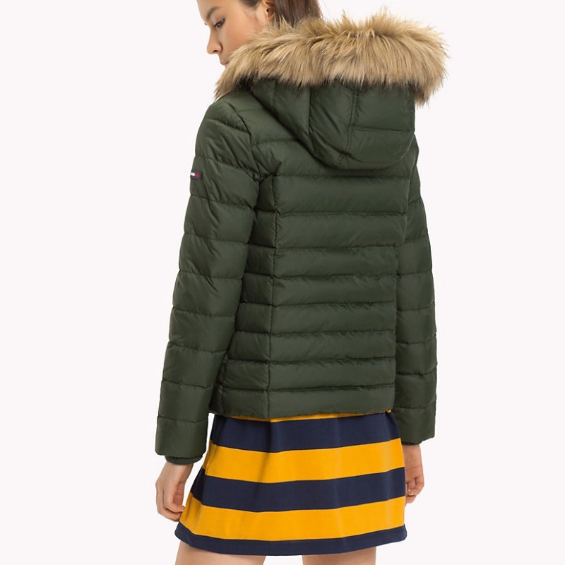 doudoune tommy hilfiger verte