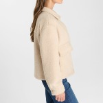 Veste sherpa Le Temps des Cerises femme Floriane Ivory