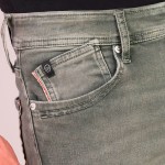 Jogg Jeans Le Temps des Cerises 711 gris kaki w5192