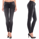 Jean skinny Le Temps des Cerises femme Ultrapower gris noir wa110