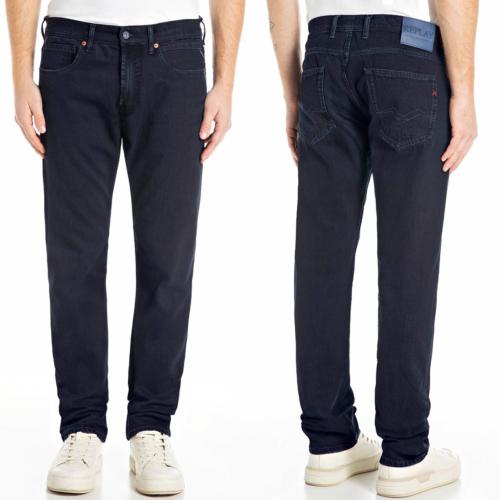 Jeans Replay homme Grover blue black