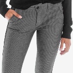 Pantalon city femme Le Temps des Cerises Nichols gris