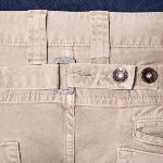 Pantalon Freeman T Porter homme modèle Eddy en coton stretch beige