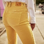 Jeans Freeman T Porter femme Gaelle California jaune