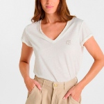 T Shirt Le Temps des Cerises femme Ona blanc