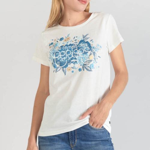 T Shirt Le Temps des Cerises femme Gracy blanc