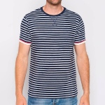 T Shirt rayé Le Temps des Cerises homme Sifar