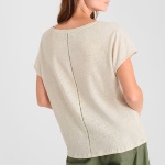 Top lin beige Le Temps des Cerises Melinda