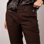 Pantalon femme Freeman T Porter Willow Polyneo marron