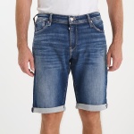 Short blue jogg Le Temps des Cerises homme 