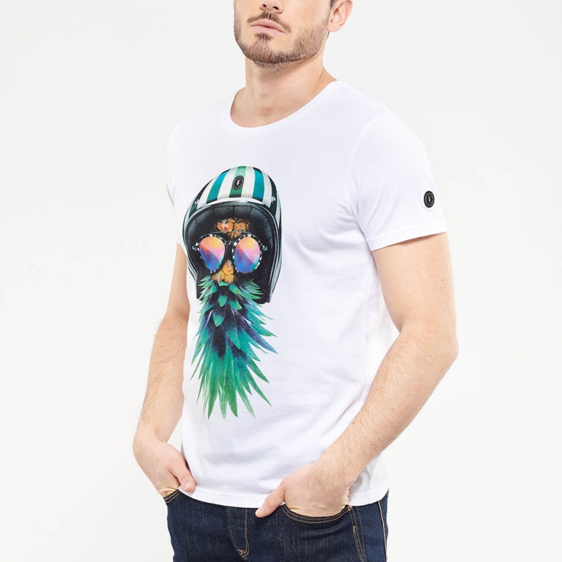 Casque Moto Le Temps Des Cerises T Shirt Le Temps des Cerises homme Saul logo ananas