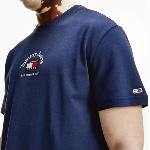 T Shirt Tommy Jeans homme Timeless New York bleu marine