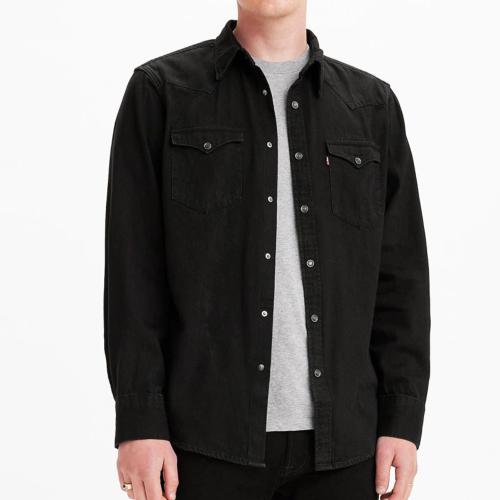 Chemise en jeans noir Levis Barstow Western