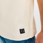 Chemise manches courtes Le Temps des Cerises Sulo beige