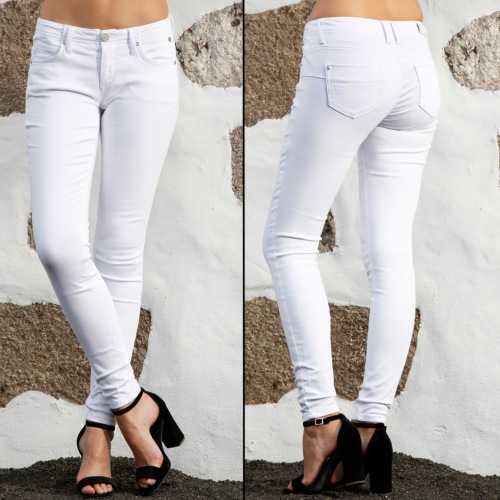 Jean femme Freeman T Porter Dorya super slim blanc