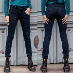 Jean femme Freeman T Porter Justina Shadow super slim taille haute