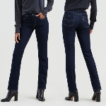 Jean Levi's ® femme 724 High Rise straight brut to the nine coupe droite taille haute