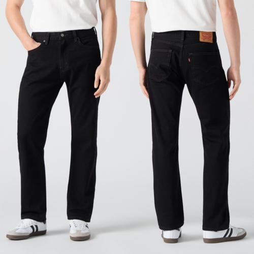 Jeans Levis 505 Regular 100% coton noir coupe droite
