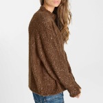 Pull Femme Le Temps des Cerises Nyx marron