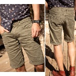 Short Freeman T Porter homme Jimmy Neach kaki