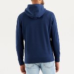 Sweat Levis homme bleu marine logo rouge