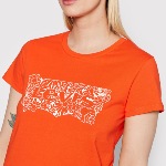 T Shirt Levi's ® femme Perfect tee orange