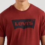 T Shirt Levi's ® homme Hm One Color bordeaux fired brick