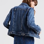 Veste en Jean femme Levi's ® modèle Original Trucker Soft As Butter Dark