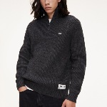 Pull col montant Tommy Hilfiger homme gris anthracite