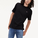 T Shirt noir Tommy Hilfiger / Tommy Jeans homme