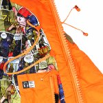 Blouson 80Db Original Hendrix orange pour homme avec écouteurs intégrés