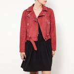 Blouson Perf femme Le Temps des Cerises rouge velvet