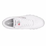 Chaussures Reebok Classics modèle CL Leather en cuir blanc