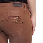 Jean Pantalon femme Freeman T Porter Alexa Slim Magic Color copper