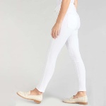 Jeans blanc slim taille haute Le Temps des Cerises Pulp
