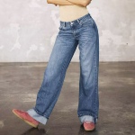 Jeans large Freeman T Porter femme Agatha Sevillanas