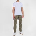 Pantalon cargo homme Le Temps des Cerises Aaron kaki