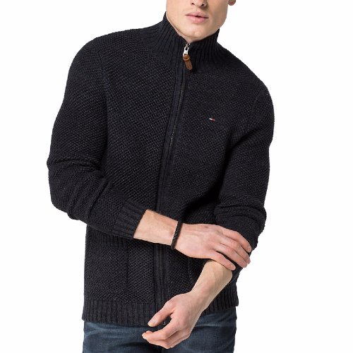 Gilet Tommy Hilfiger homme modèle Gabriel bleu marine