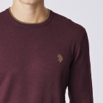 Pull bordeaux U.s. Polo Assn. homme