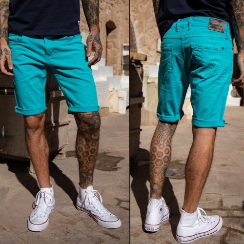 Short Freeman T Porter homme Jimmy Neach bleu scuba blue