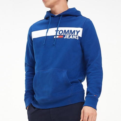 Sweat capuche Tommy Hilfiger Jeans homme bleu limoges