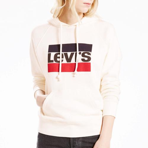 Sweat Levi's ® femme sportswear hoodie blanc logo Levi's