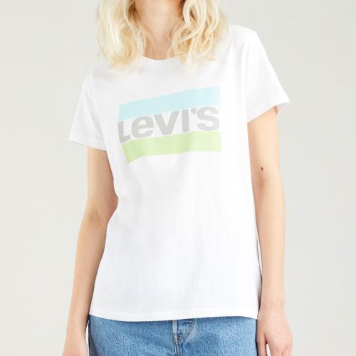 T Shirt Levi's ® femme Perfect Tee blanc logo Levis