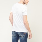 T Shirt Le Temps des Cerises homme Henley blanc