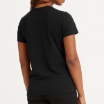 T Shirt Levis femme Perfect Leopard Tee noir